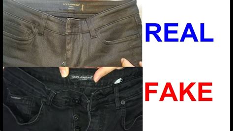 how to spot fake dolce and gabbana jeans|false dolce gabbana.